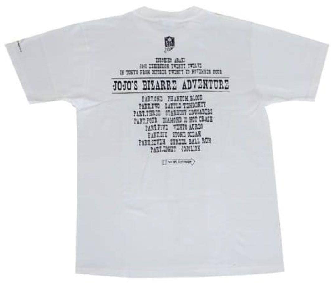 Amazon.co.jp: ジョジョ展 Tシャツ スティールボールラン 荒木飛呂彦 L